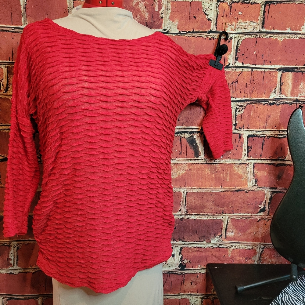 Red Gauze Shirt